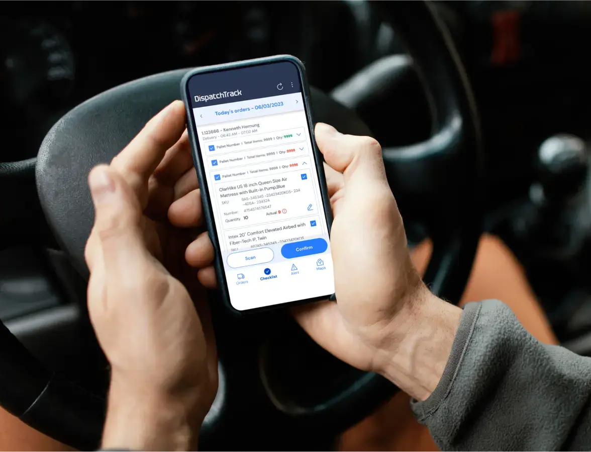 Advanced driver mobile app