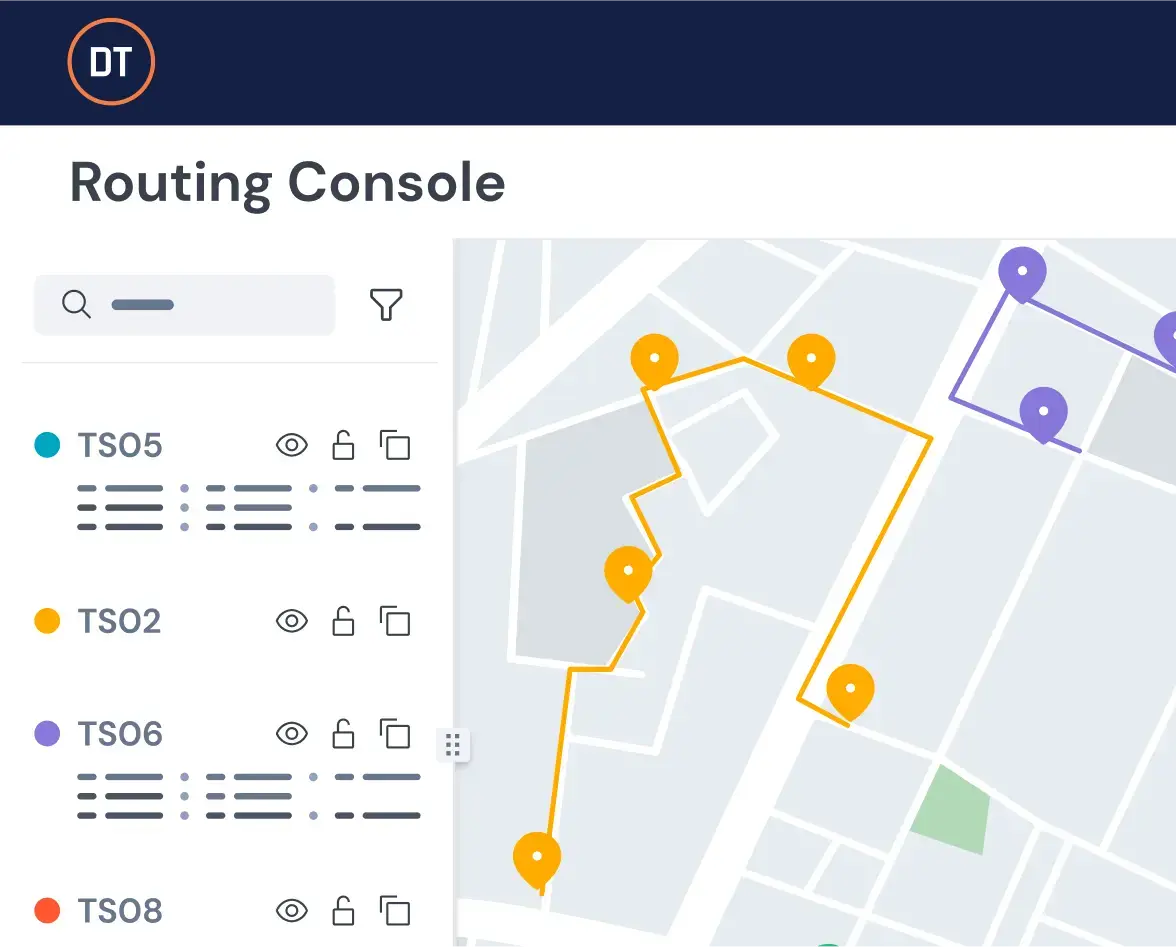 Routing console